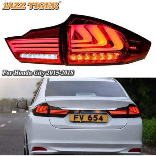 Tail Light Taillights For Honda City Grace 2015 2016 2017 2018 Trailer rear lights led Stop signal for cars Fog Brake Reverse