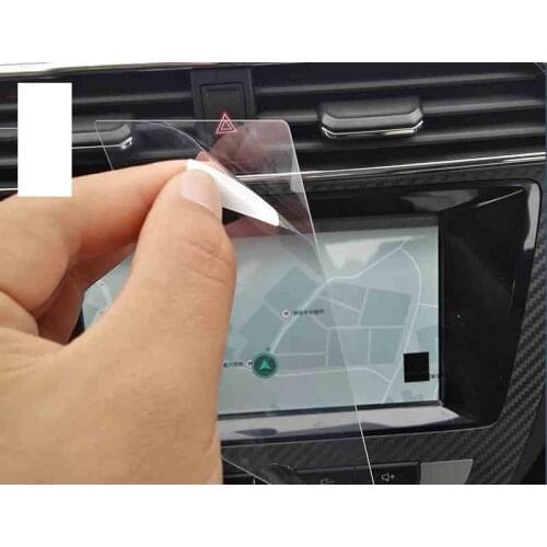 Lsrtw2017 for Mg Zs Car GPS Navigation Screen Tempered Film Anti-scratch Film Interior Accessories Sticker 2018 2019 2020 ev lcd