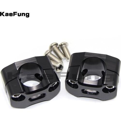 Motorcycle dirt pit bike ATV parts Handlebar Bar Clamps Risers For 28MM 1-1/8 Fat quad Pit Dirt Bikes