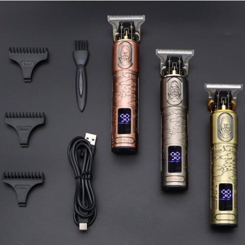 2021 Professional HairStyle T9 Hair Clipper Beard Trimmer Electric Rechargeable Men Hair Shaver Beard Barber Hair Cut Cutting
