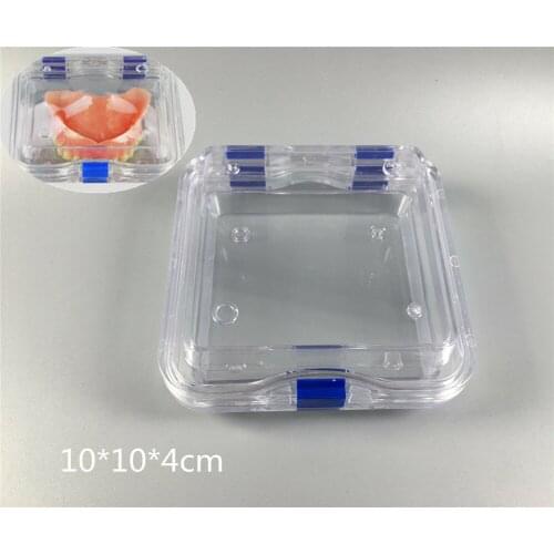 5X Clear Hinged Display Box Acrylic Membrane Case Storage Plastic Jewelry Box Square 10*10*4CM