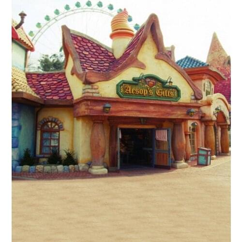 5x7ft Cartoon House for Children Photography Backdrops Photo Props Studio Background