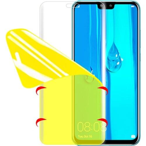 7D Full Cover Hydrogel Protective Film for Huawei Y9 2019 Y7 Prime / Pro Y5 Y6 Pro 2018/2019 Honor magic 2 Screen Protector Film