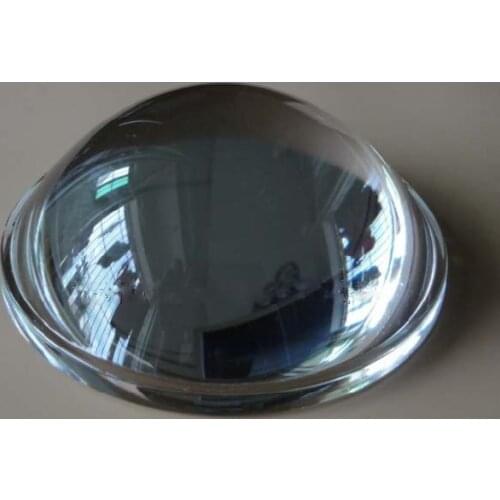 89mm Large Optical Glass LED Plano Convex Lens Focal Length 65mm HIgh Power Car Lamp Focusing Lenses 1W 100W Projection Lentes