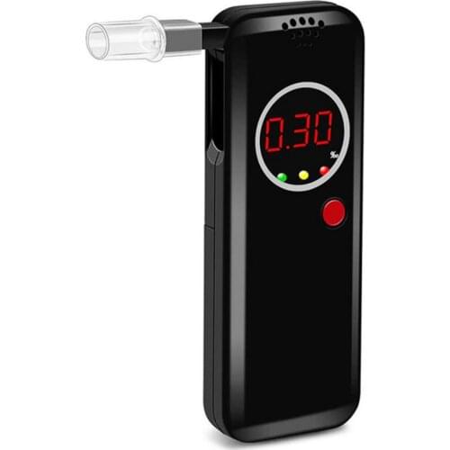Breathalyzer Portable LCD Display Alcohol Tester Accuracy Prefessional Police Digital Breath Alcohol Tester Analyzer Device