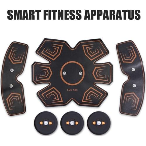 EMS Muscle Trainer Electric ABS Abdominal Press Stimulator Slimming Fitness Exercise Machine Home gym Office Fitness Equipment