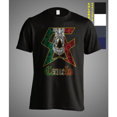 Canelo Boxing Mexican Style Mexico Saul Alvarez Logo Symbol Mens T-Shirt Cotton O-Neck Short Sleeve Mens T Shirt Size S-3XL