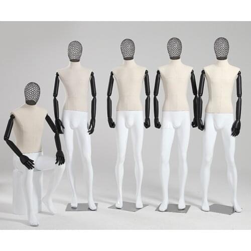 Bendable Men Mannequin Flexible Men Model Customized Factory Direct Sell