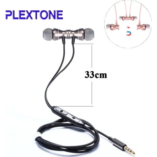 In-Ear Earphone wire Control Magnetic HD Stereo Sound headphone With Mic Earphones For iPhone Mobile Phone xaomi/xiami/xiomi