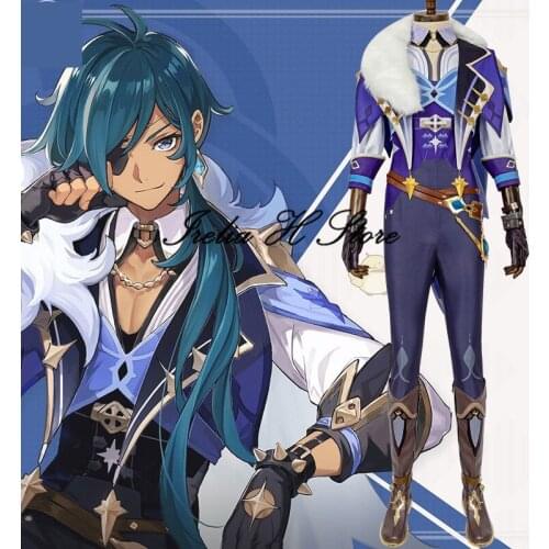 Kaeya Genshin Impact Cosplays Kaeya Alberich Cosplay Costume Halloween costumes