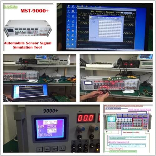 Top Rated Lowest Price DHL EMS Free Shipping Promotional MST-9000 Automobile Sensor Signal Simulation Tool mst9000 mst 9000