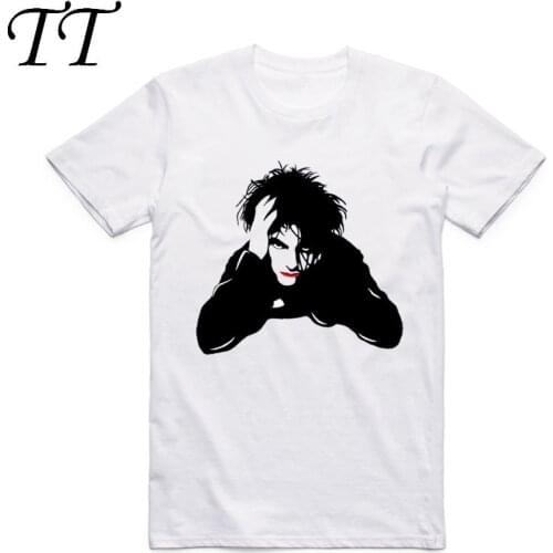 2019 Fashion Men Print The Cure BOYS DO NOT CRY T-shirt O-Neck Short Sleeves Summer Rock Roll Punk Top Music Tee Hipster T Shirt