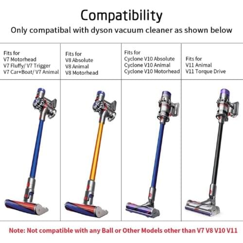 H054 Attachment Kit Fit for V8 V7 V10 V11 Animal Pets Brush Trigger Cordless Wireless Vacuum Cleaner Accessories