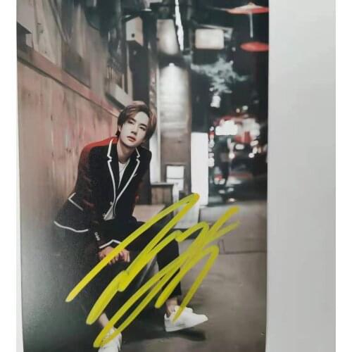 Wang Yibo Official Authentic 6 Inch Signature Group Photo "Chen Qing Ling" Lan Wangji HD Poster Fidelity Autograph Not Printed