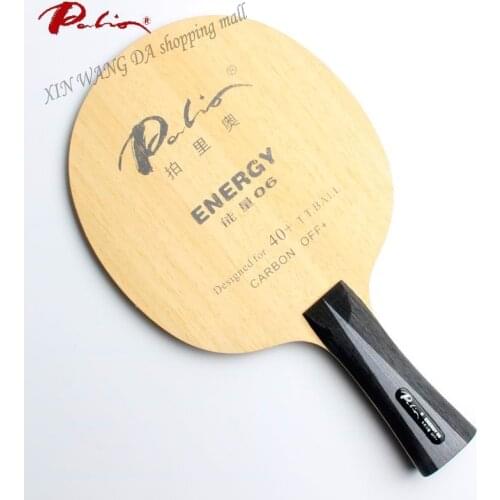 Original Palio energy 06 table tennis blade special for 40+ new material table tennis racket game fast attack loop carbon blade