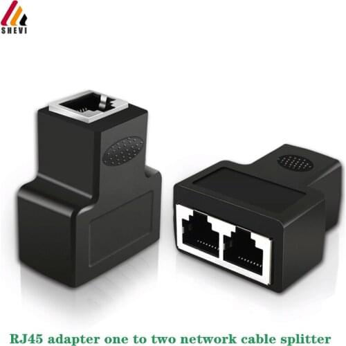RJ45 Connector Female To Female Cat7/6/5e Ethernet Adapter LAN 8P8C Network Extender Ectension Cable Splitter Transfer Head