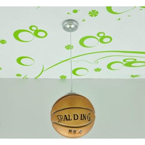 Kid' Bedroom Basketball/Football Pendant Light Childrens Creative study room Pendant light Modern playroom Pendant Lamp