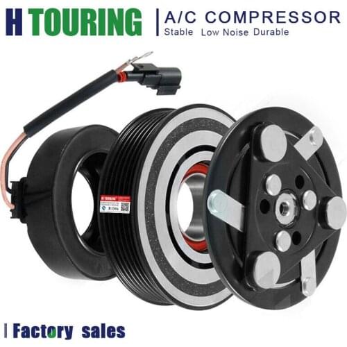 PVX16 AC Air Compressor Magnetic Clutch pulley Set For Mazda 3 for Volvo S40 V50 C30 S60 V60 V40 1928558 1684906 AM5N19D629AA
