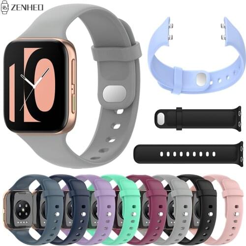 Silicone Watchband For Oppo Watch Band Replacement Bracelet Strap for OPPO Watch 41mm 46mm
