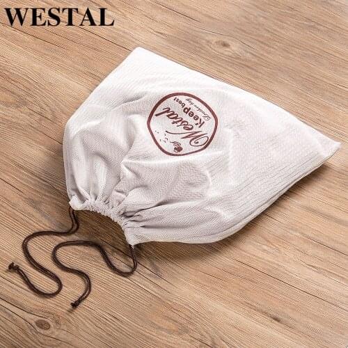WESTAL Cotton Pouch Storage Bag Logo Printed Cotton Drawstring Bags Wholesale Christmas Gifts Pouch Packing Bags Resuable Casual