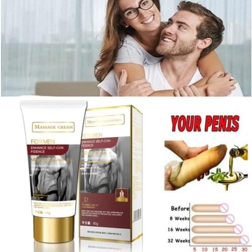 80g Penis Enlargement Cream Increase Penis Size Erection Sex Gel Products for Men Aphrodisiac paste Mans Massage Ointment