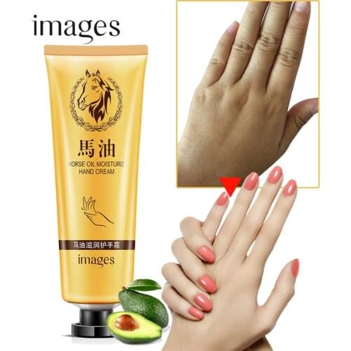 Horse oil Repair Moisturiz Hand Cream Anti-Aging Soft Anti-Dryness Whitening Hands Nourish Hand Care Oil Control Lotion Cream