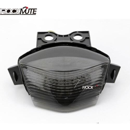 Integrated LED Rear Tail Light Brake Turn Signal Blinker Lamp Smoked For Kawasaki Ninja 650R, ER6/ER6F (EUROPE) 2006-2008