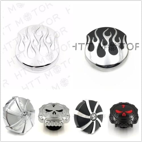 Aftermarket Free Shipping Motorcycle Parts Skull Fuel Gas Tank Cap Cover For Harley Davidson 1992-Up Sportster/1994-Up Road King