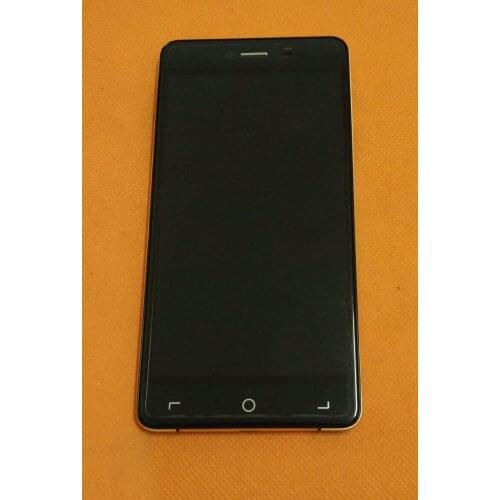 Used Original LCD Display + Touch Screen + Frame for ELEPHONE S2 HD 5.0'' MTK6735 Quad Core 1280x720 Free shipping
