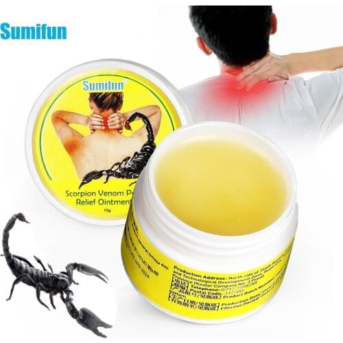 1 Pc 20g Sumifum Scorpion Pain Ointment Treatment Neck Waist Shoulder Leg Joint Bone Herbal Medicine Gout Cream Skin Care