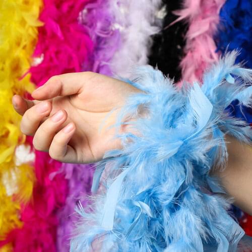 White Feather Boa Strip Christmas Tree Ribbon Party Garland Decor Fabric Fancy Dress Grament Apparel Accessaries WHOLESALE