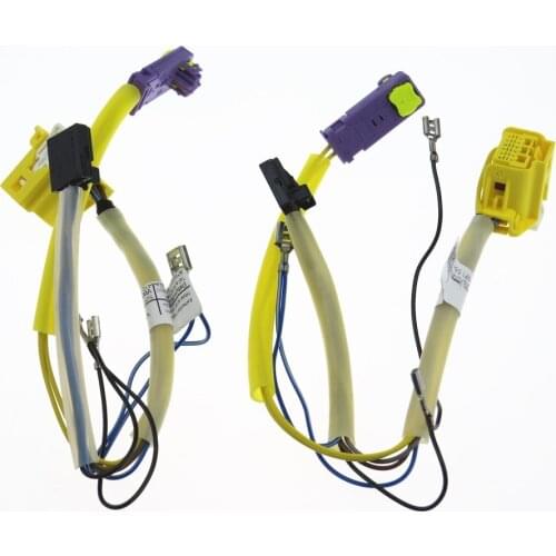 2Pcs 1K0971584C 1K0 971 584C Multifunction MF Steering Wheel Cable Wire Harness For Golf MK5 Passat B6 Caddy Polo Scirocco