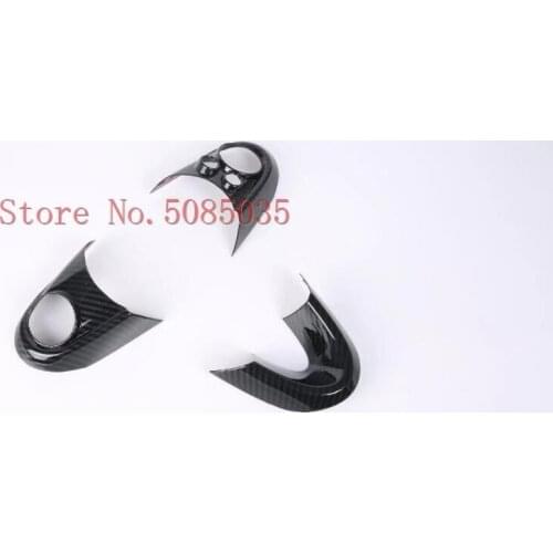 3pcs ABS Car interior steering wheel control panel decorative shell Car stickers for BMW MINI cooper F60 f56 f55 f54 low version