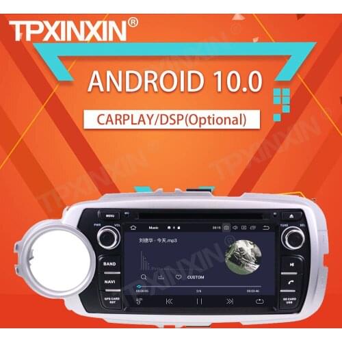4+64G For Toyota Yaris 2012-2017 Android10.0 Stereo Car Radio Tape Recorder Multimedia Video Player GPS Navigation HeadUnit DSP