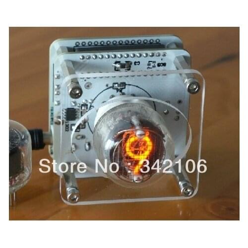 Free Shipping!!! USB single digit nixie clock QS30-1 word glow tube clock module sensor