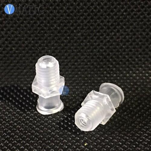 Free Shipping Female Luer Tapered Syringe Fitting Connector (Polyprop) Adapter 1/4 Inch Screw 100pcs