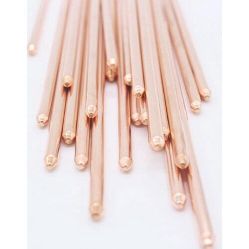 50-300mm Length 5mm Diam Cooling Round Rod Copper Heatsink Heatpipe Laptop DIY