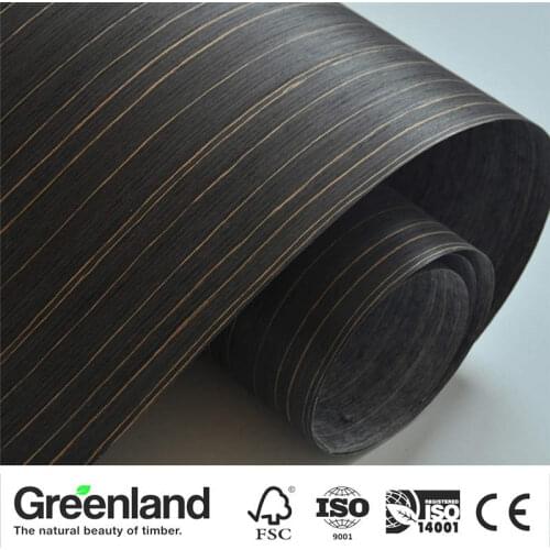 Ebony Veneers bedroom furniture Flooring DIY Furniture Natural 250x60 cm chair table home furniture bed accessories veneer