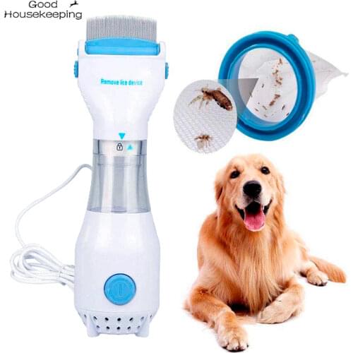 Electric Cat Comb Pet Hair Remover for Cats Lice Comb Dogs Lice Cleaner Pet Hairbush Cat Grooming Comb Cat Brush