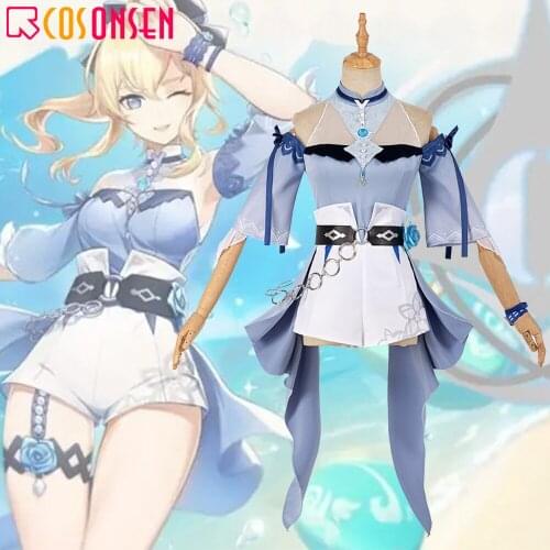 Genshin Impact Jean Cosplay Costume COSPLAYONSEN Summertime Swimwwear Outfits Full Set