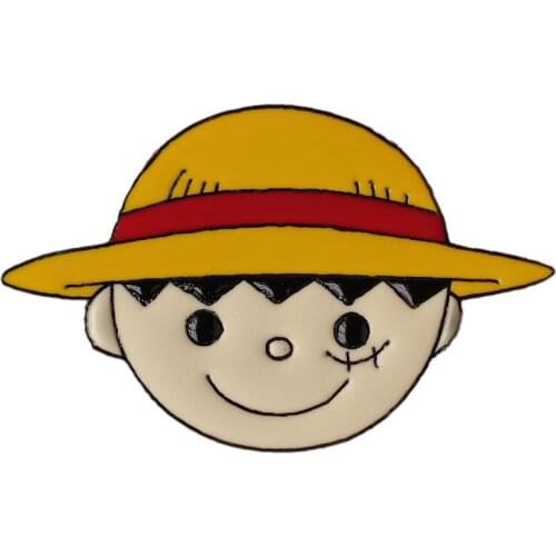 Custom Cute Cartoon Brooch Hard Enamel Lapel Pin Clothes Accessories For Backpack School Bag Can be Customized with Your Logo