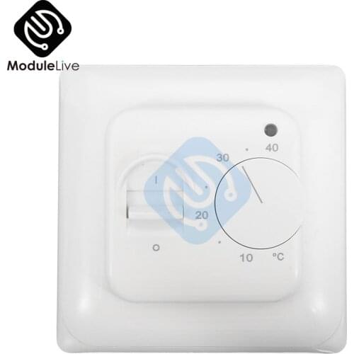 220V 16A Temperature Controller Mechanical Manual Operation Controller Indoor Warm Regulator Thermostat Temp Floor Heating