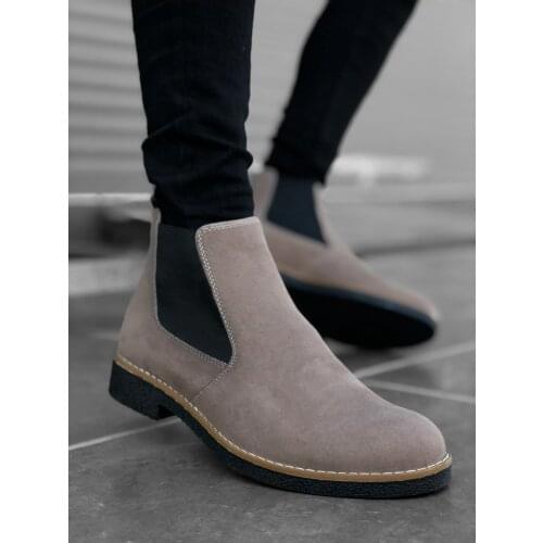 BOA Chelsea Boots Suede Men Boots casual shoes winter boots mens fashion shoes new design Мужские замшевые сапоги BA0058