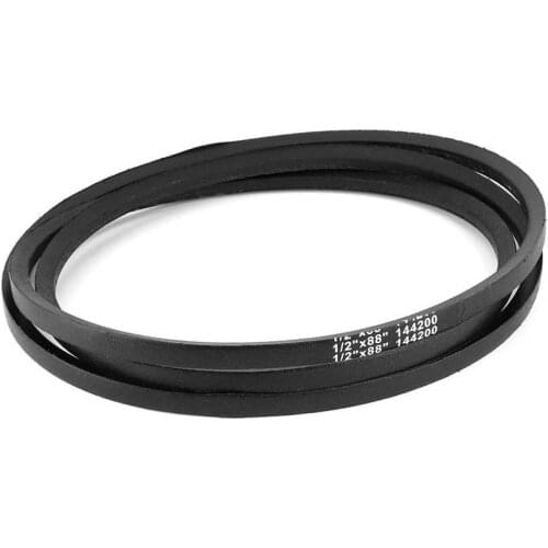 Lawn Mower Belt Drive Belt 1/2inx88in Lawn Mower Deck Belt Replacement 131290 for 38in 44in Riders Lawn Tractors Black