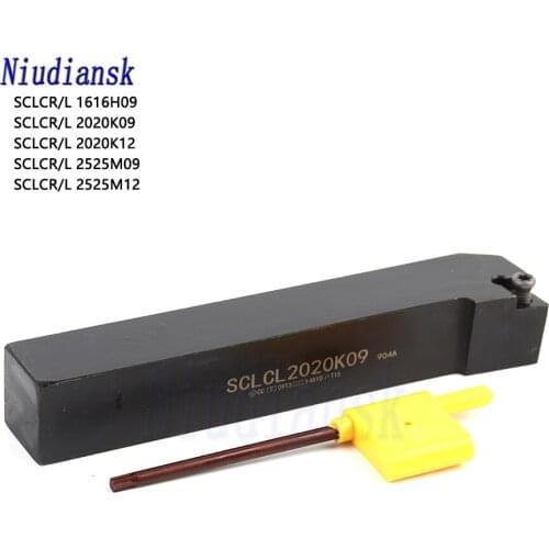 SCLCR1616H09 SCLCR2020K09 SCLCR2525M09 external lathe tools turning tool holder 16mm 20mm 25mm carbide inserts cnc cutting CCMT