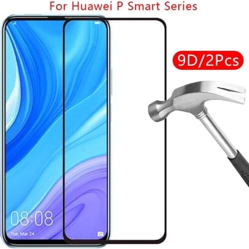 9d protective tempered glass for huawei p smart plus 2018 pro 2019 screen protector on the huwei hawei huawe huawi huawey psmart