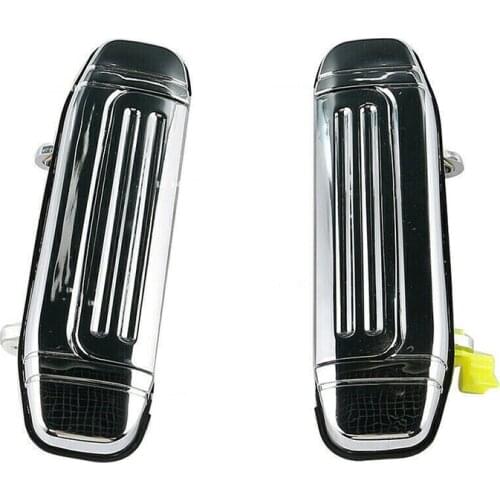 4/1pcs Front Rear Car Outer Chrome Door Handles For Mitsubishi Montero Pajero V46 V31 V32 Car Exterior Decor Accessories