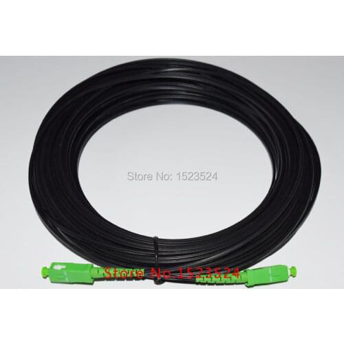 Free Shipping Indoor 30 Meters Fiber Optic Drop Cable Patch Cord SC/APC to SC/APC SM SX Fiber Optic Jumper Cable