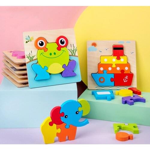 Childrens Educational Toys Multifunctional Montessori Concept Education Small Horn Three-dimensional Puzzle Babyearly Education