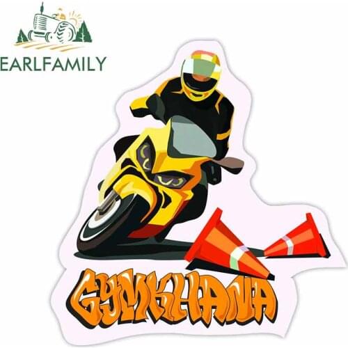 EARLFAMILY 13cm x 12.5cm for Moto Sport Sticker for Print Car Stickers and Decals Waterproof Car Styling Personality Creative